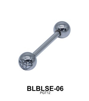 Diamond Surgical Steel Tongue Piercing BLBLSE-06